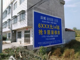 武穴墙体广告质量分析