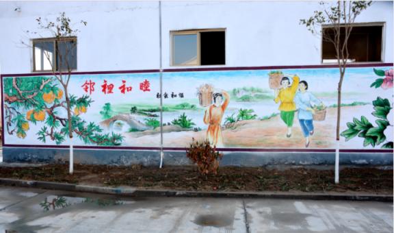 武穴乡镇文化墙 乡风文明焕发新活力