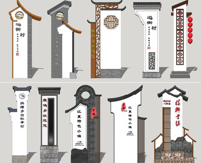 武穴美丽乡村标识标牌有哪些分类？