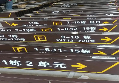 武穴广告标识中，常见的几种安装方式。