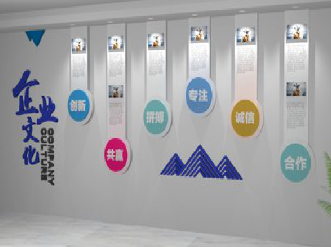 武穴企业文化墙需要传递什么办公文化？